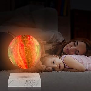 Floating moon lamp, Levitating moon lamp with remote, magnetic floating moon light, levitating