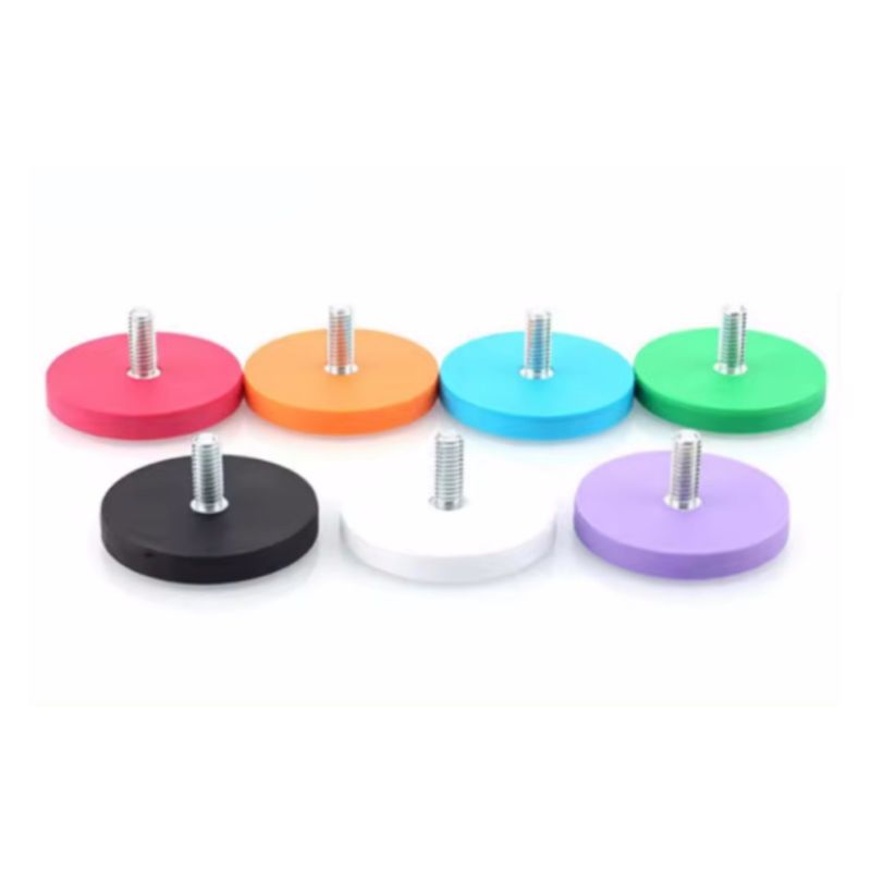 Imágenes de techo de automóviles con base magnética fuerte multicolor recubierta de caucho