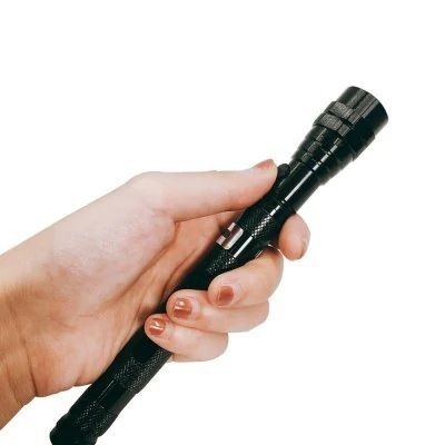 3 LED Telescopio de inspección flexible herramienta de recogida magnética multicolor