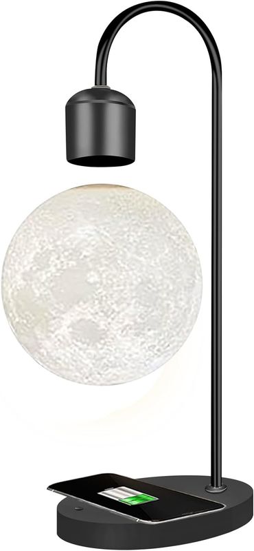 Lámpara lunar levitante magnética de gravedad cero Juguetes flotantes de escritorio para decoración Regalos