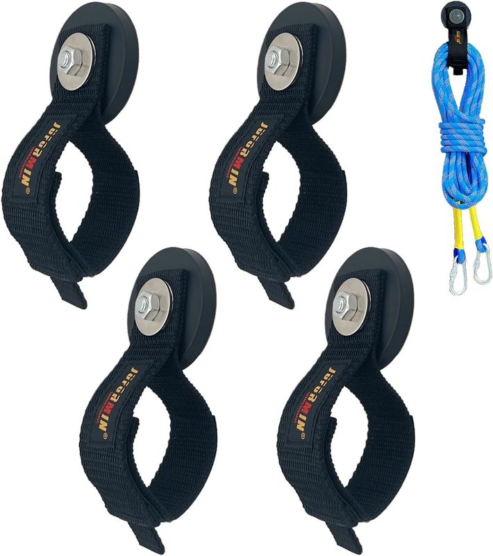 Portador de herramientas magnéticas retráctiles de trabajo pesado con correa de cable de extensión para taller de garaje