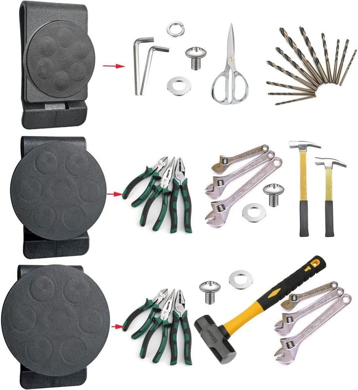 OEM Clip de cinturón magnético de trabajo pesado para tornillos clavos destornilladores accesorios metálicos