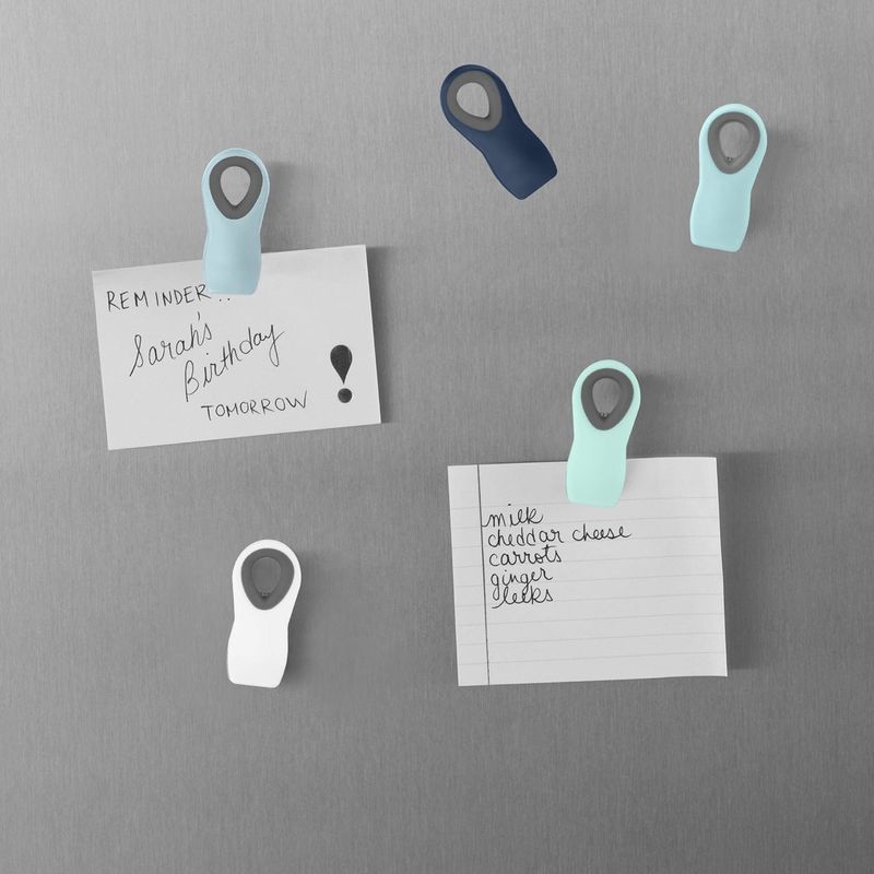 20pcs Clips magnéticos fuertes Clips de bolsas magnéticas para almacenamiento de alimentos con agarre de sellado hermético