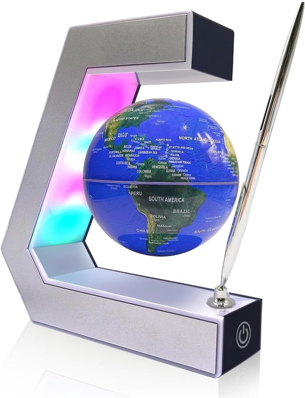 Decoración para el hogar Lámpara de levitación magnética Lámpara de globo levitante con control táctil y pluma