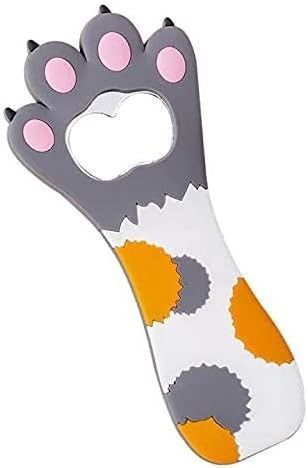 Lindo abrebotellas de cerveza de patas de gato Magneto para la nevera para Coca-Cola Barman utensilios de cocina