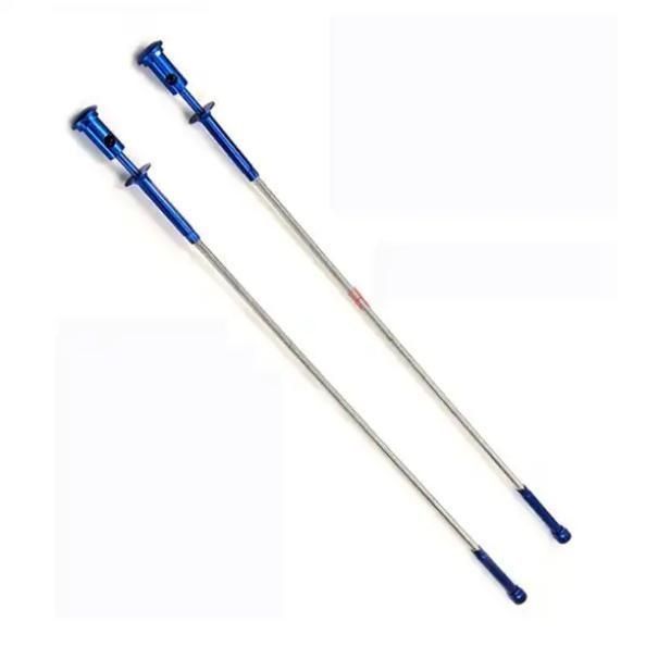 Acero inoxidable Flexible de 2 pies Magnético Recoger la garra Grabber herramienta W / LED Luz personalizada para múltiples usos