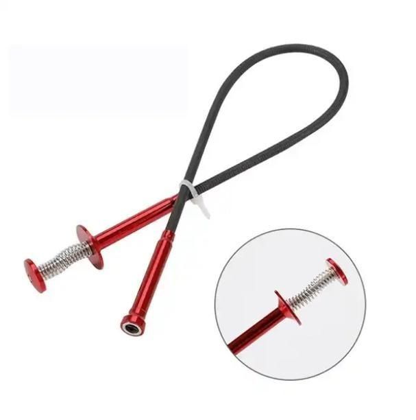 Acero inoxidable Flexible de 2 pies Magnético Recoger la garra Grabber herramienta W / LED Luz personalizada para múltiples usos