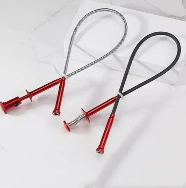 Acero inoxidable Flexible de 2 pies Magnético Recoger la garra Grabber herramienta W / LED Luz personalizada para múltiples usos