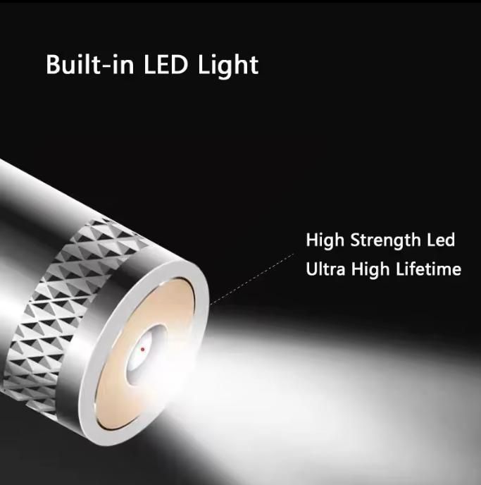 Herramienta de recogida magnética telescópica de largo alcance con luz LED y imán fuerte personalizado