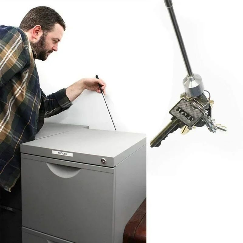 Telescópico portátil Magnético Flexible Recoger herramienta Ajustable extender bastón bastón Poderosa pluma magnética