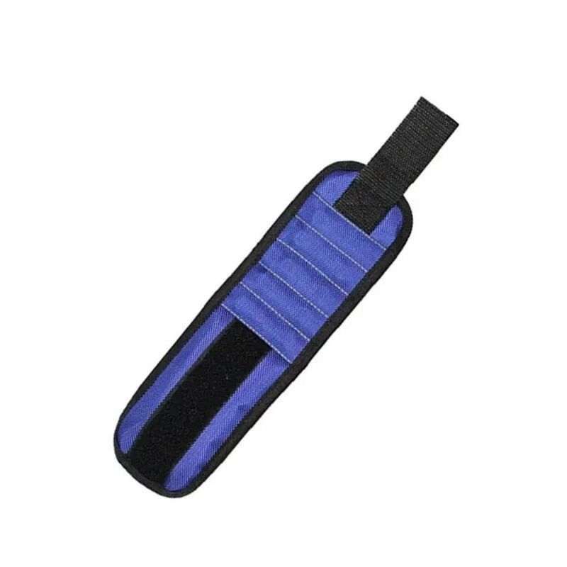 Pulsera magnética Magneto fuerte Brazalete sujeta las uñas Perforación de un trozo de tornillo Portador de herramientas de almacenamiento Muñeca