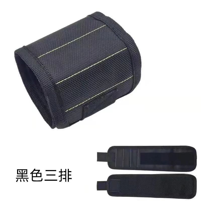 Camuflaje banda de soporte magnético para muñeca imanes fuertes para sujetar tornillos brazalete de uñas soporte de cinturón