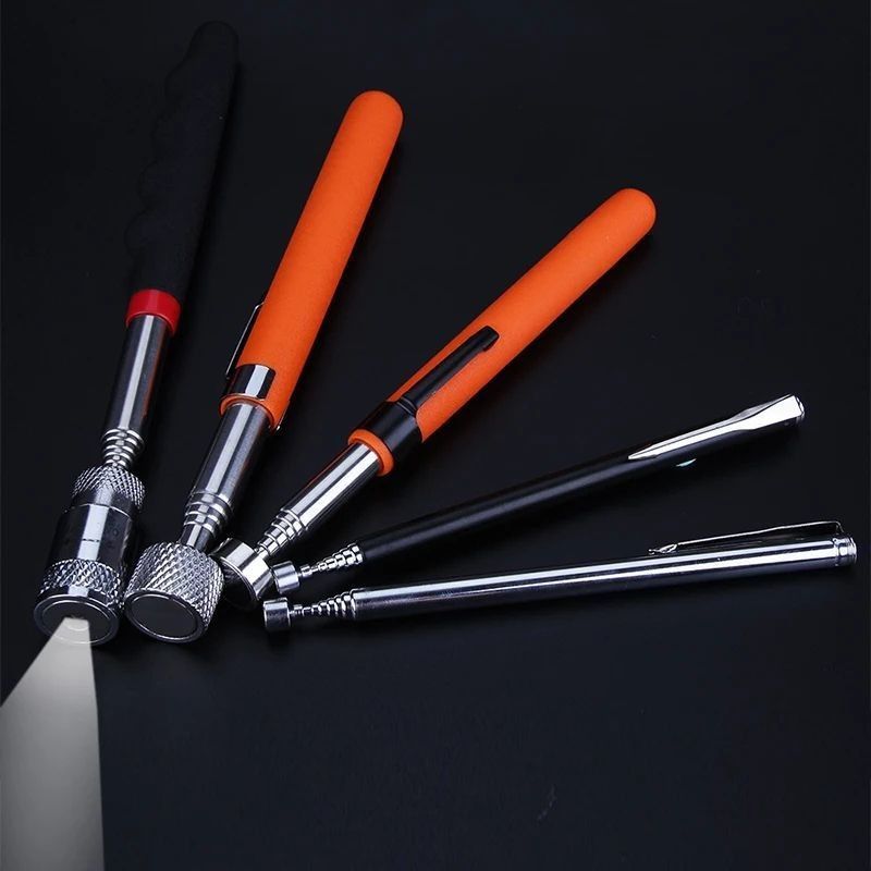 Cálculo magnético telescópico portátil Capacidad de herramienta útil para recoger Nut Bolt Extendible Pickup Rod Stick