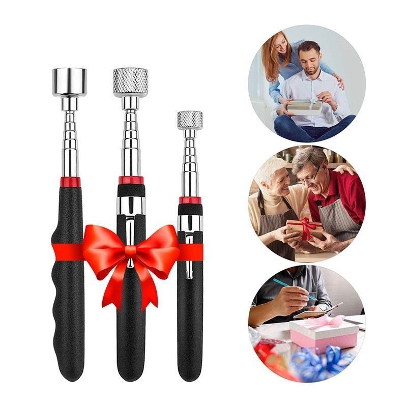 Herramienta de recogida magnética fuerte Telescópico Ajustable herramienta de recogida magnética agarre extendible Magnet Stick Recogida