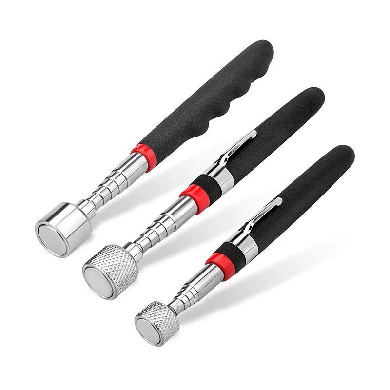 Herramienta de recogida magnética fuerte Telescópico Ajustable herramienta de recogida magnética agarre extendible Magnet Stick Recogida