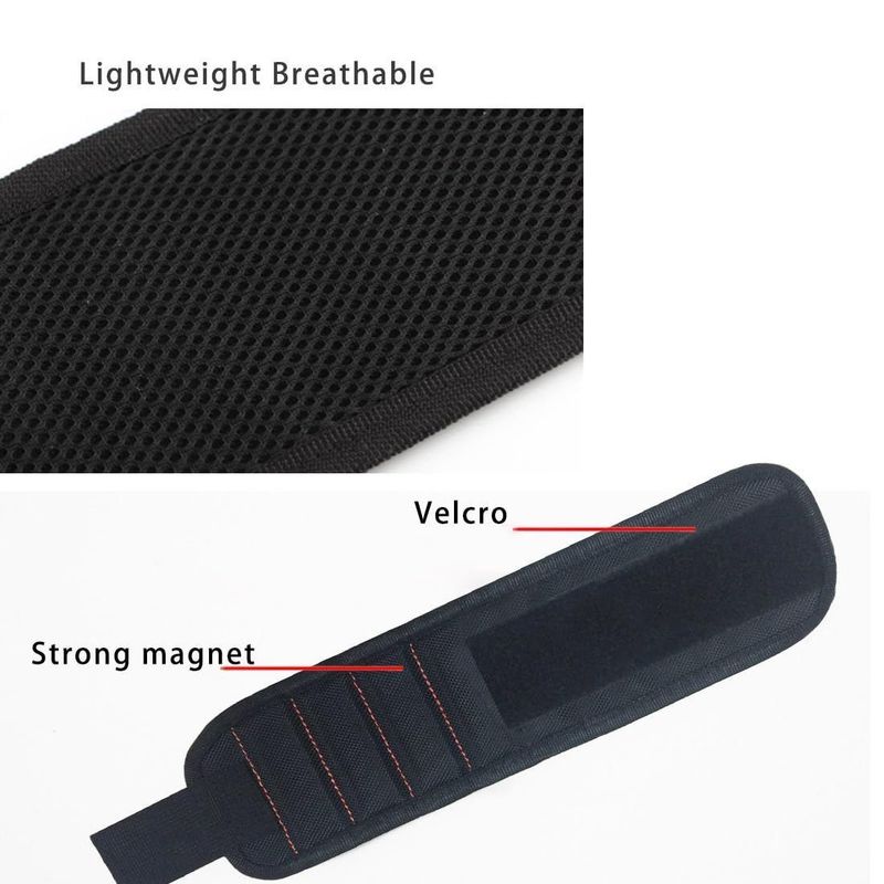 Pulsera magnética para sujetar tornillos, soporte de cinturón de herramientas, aparatos fríos para guardar cosas