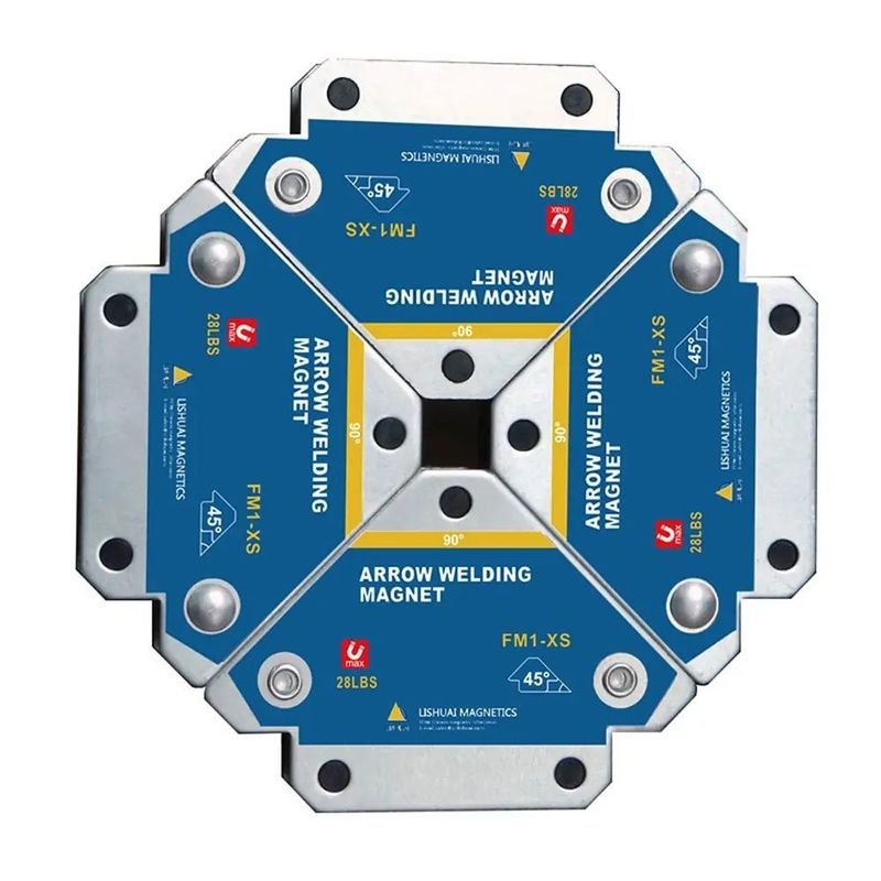 Fixer de soldadura magnética 45° 90° 135° posicionador de soldadura magnético multiángulo Ferrita localizador auxiliar herramientas posicionador de soldadura