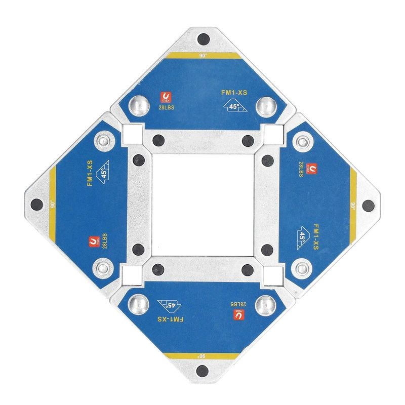 Fixer de soldadura magnética 45° 90° 135° posicionador de soldadura magnético multiángulo Ferrita localizador auxiliar herramientas posicionador de soldadura