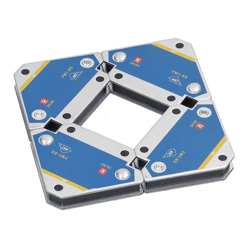 Fixer de soldadura magnética 45° 90° 135° posicionador de soldadura magnético multiángulo Ferrita localizador auxiliar herramientas posicionador de soldadura