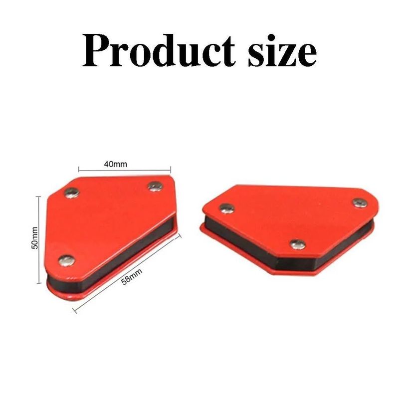 Soluciones de soldadura de doble interruptor 90° 55/110lbs fijador de soldadura magnético Ferrita herramientas de localización auxiliares