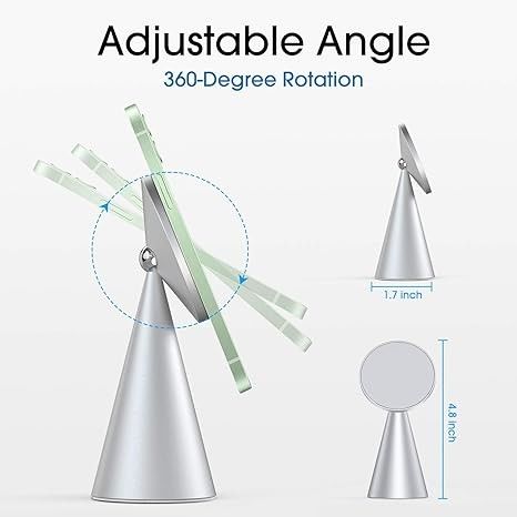 Soporte de teléfono magnético Compatible con iPhone 13 y iPhone 12, Mini, Pro y Pro Max, soporte de aluminio ajustable