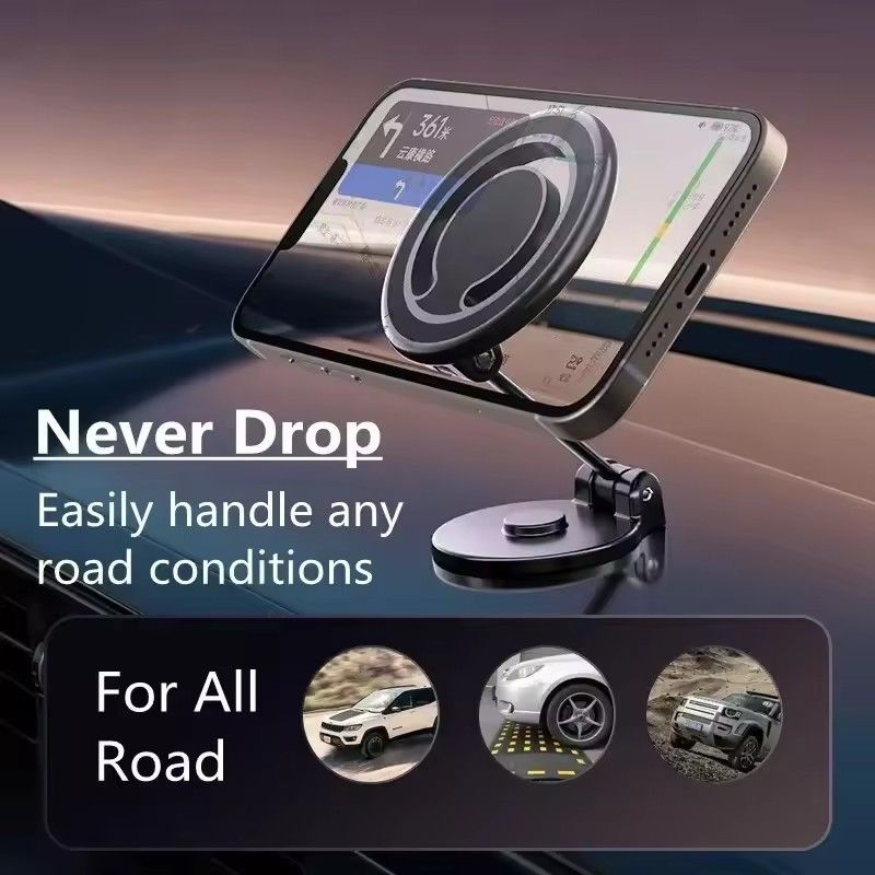 1080 Magnetic Car Phone Holder Magnet Car Bracket Mount Cell Soporte para teléfonos inteligentes en el automóvil Para el iPhone 15 14 13 12 11 Samsung